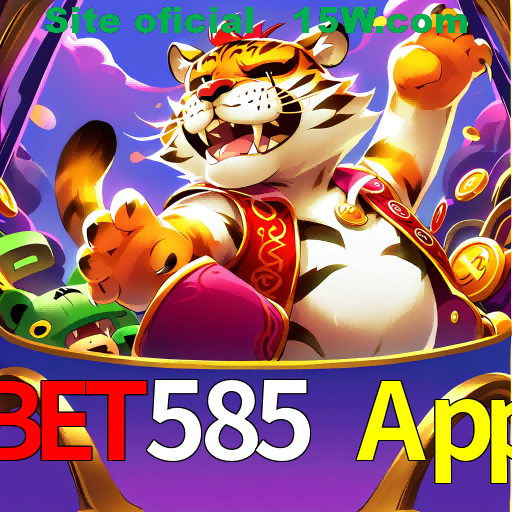 Imagem promocional da Bet585 App mostrando a plataforma e suas vantagens